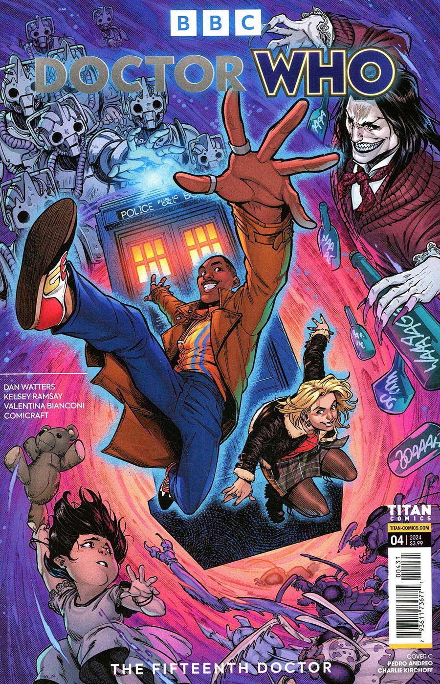 Doctor Who 15th Doctor #4 Cover C Variant Pedro RM Andreo Cover