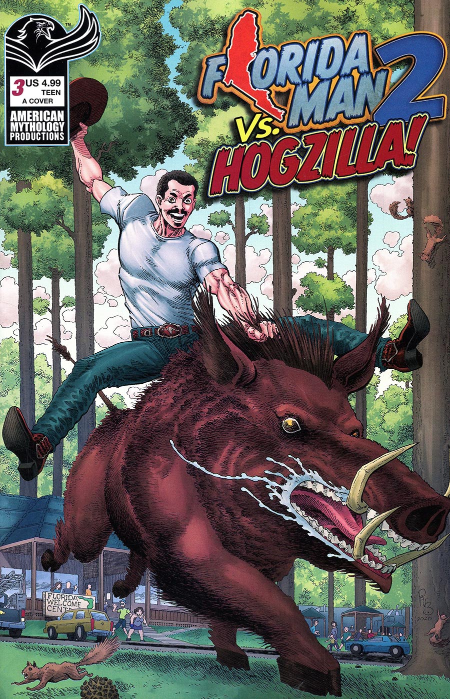 Florida Man vs Hogzilla #3 Cover A Regular Pat Broderick Cover