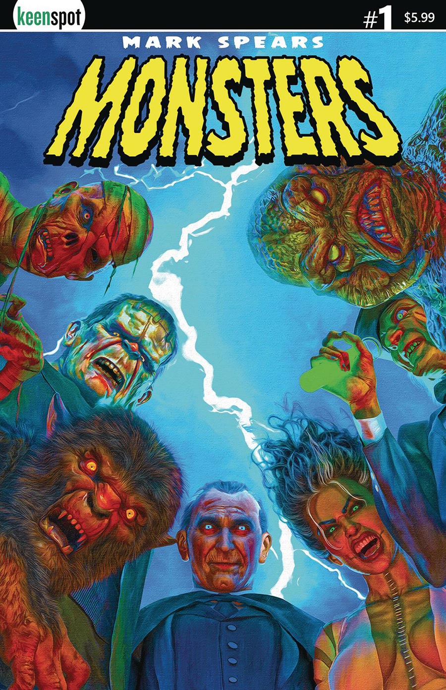 Mark Spears Monsters #1 Cover A Regular Mark Spears Looking Down On You Cover (Limit 1 Per Customer)