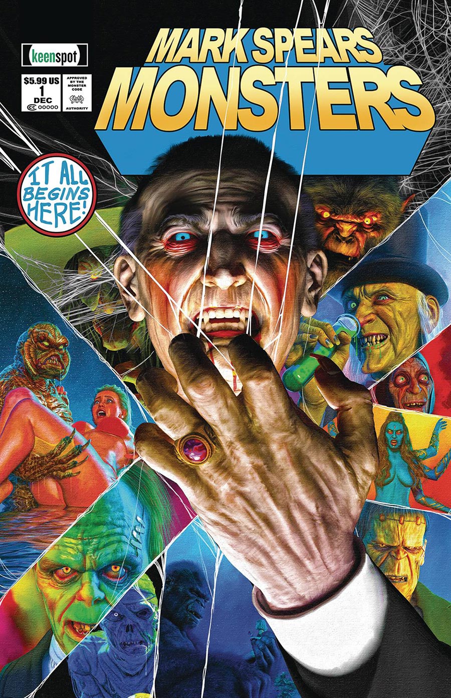 Mark Spears Monsters #1 Cover C Variant Mark Spears Infinity Gauntlet Homage Cover (Limit 1 Per Customer)