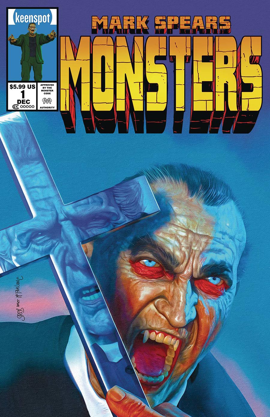 Mark Spears Monsters #1 Cover D Variant Mark Spears Incredible Hulk 340 Homage Cover (Limit 1 Per Customer)