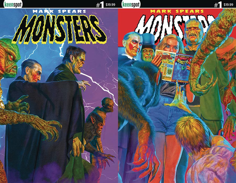 Mark Spears Monsters #1 Cover F Variant Mark Spears Holofoil Flip Cover (Limit 1 Per Customer)