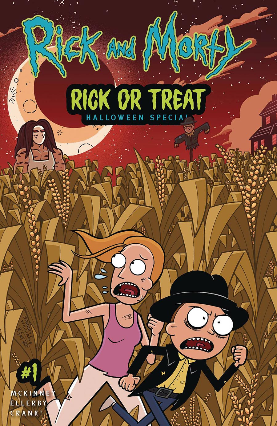 Rick And Morty Rick Or Treat Halloween Special #1 (One Shot) Cover B Variant Jarrett Williams Cover