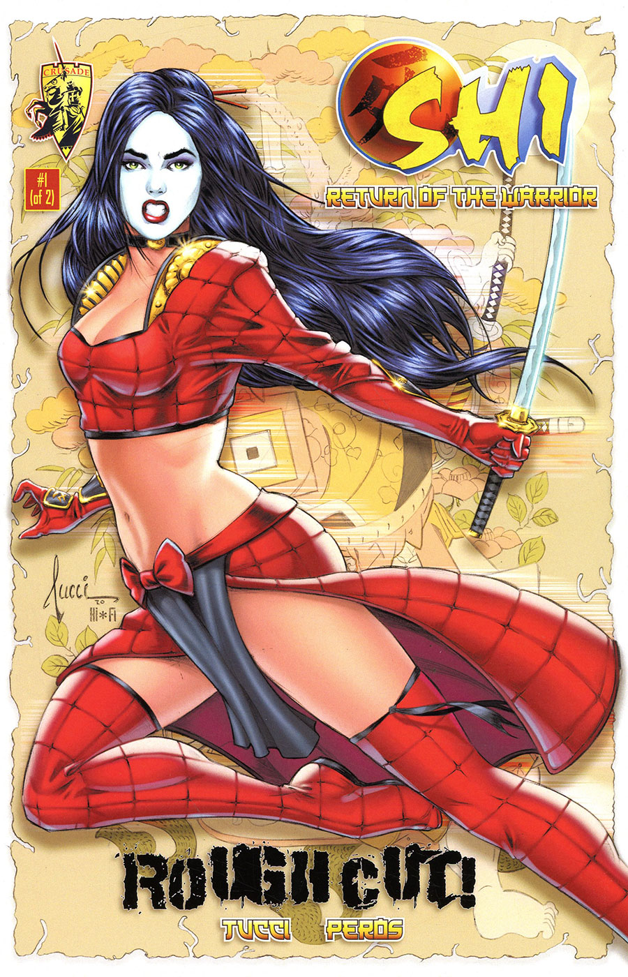 Shi Return Of The Warrior #1 Cover D Rought Cut Edition