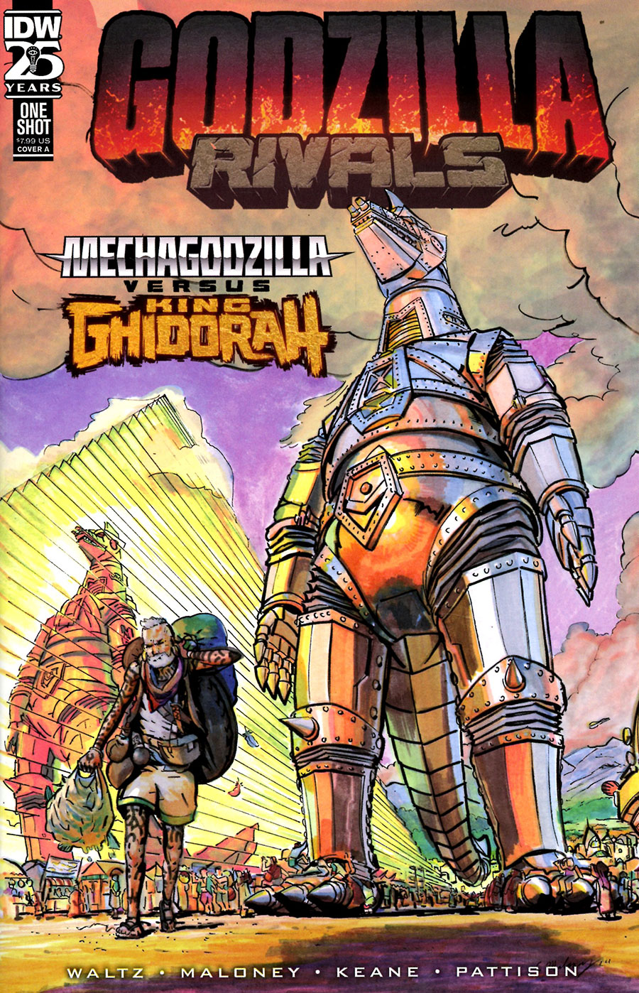 Godzilla Rivals Mechagodzilla vs King Ghidorah #1 (One Shot) Cover A Regular Casey Maloney Cover