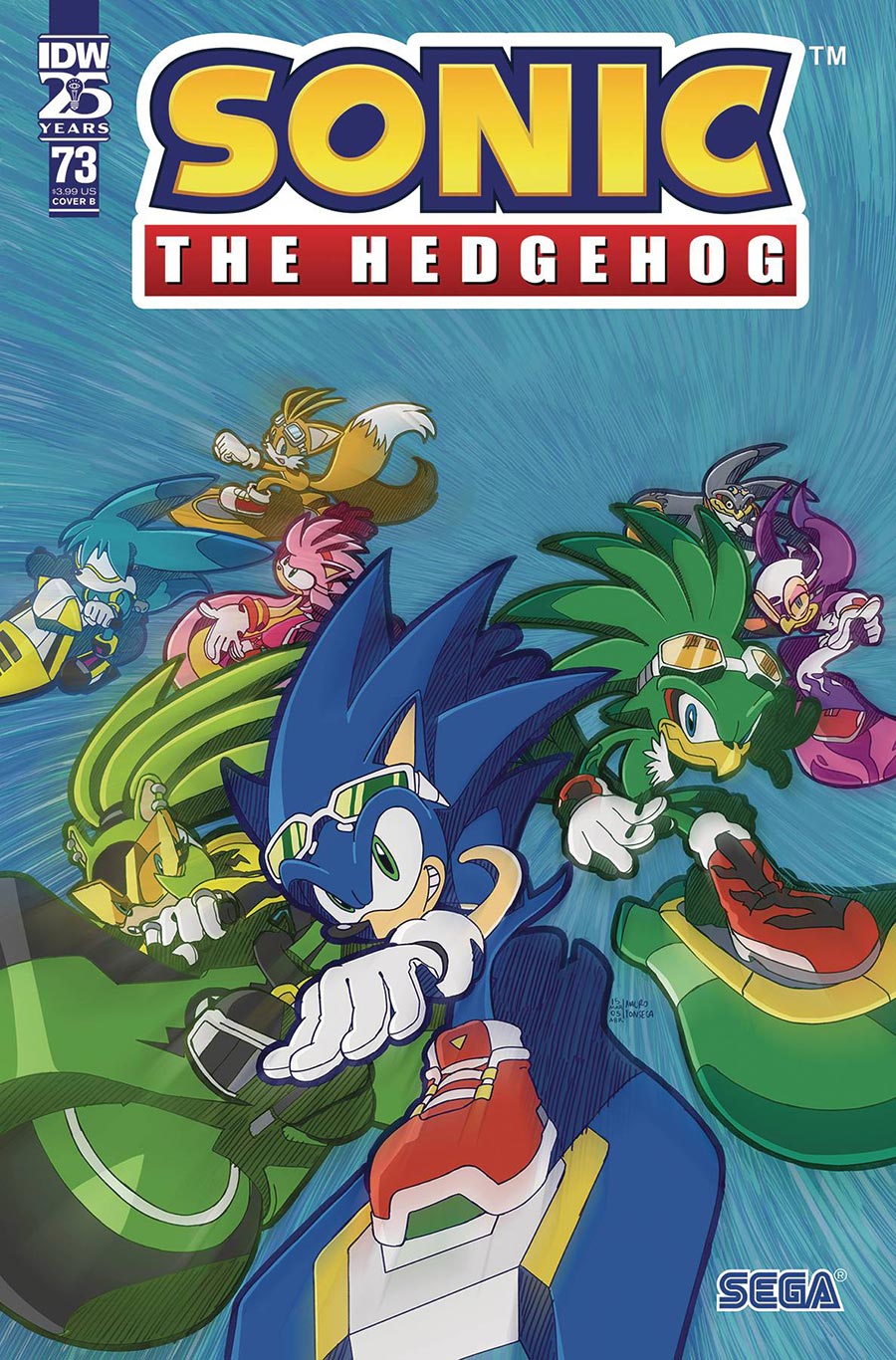 Sonic The Hedgehog Vol 3 #73 Cover B Variant Mauro Fonseca Cover