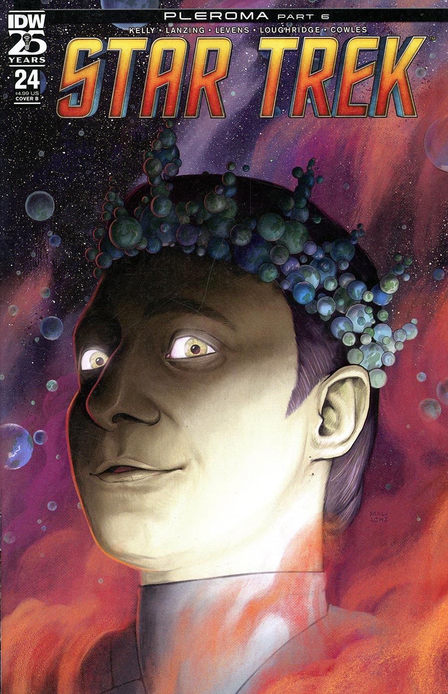 Star Trek (IDW) Vol 2 #24 Cover B Variant Malachi Ward Cover