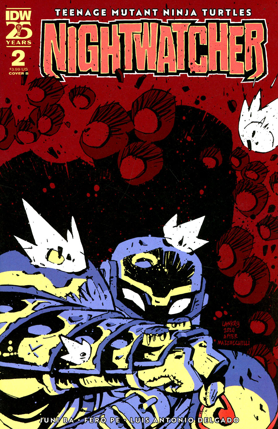 Teenage Mutant Ninja Turtles Nightwatcher #2 Cover B Variant Jon Lankry Cover