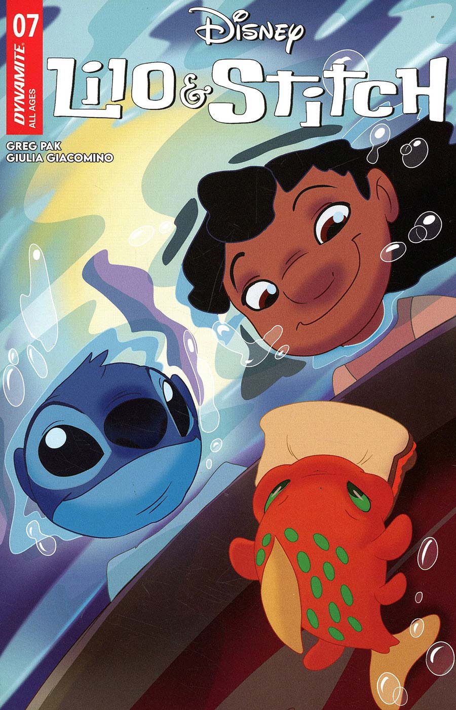 Lilo & Stitch #7 Cover B Variant Trish Forstner Cover