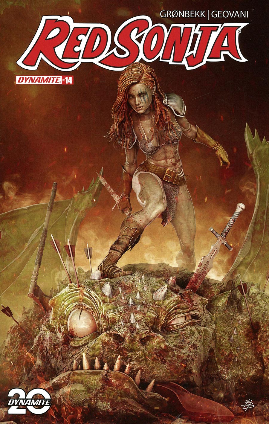 Red Sonja Vol 10 #14 Cover B Variant Bjorn Barends Cover