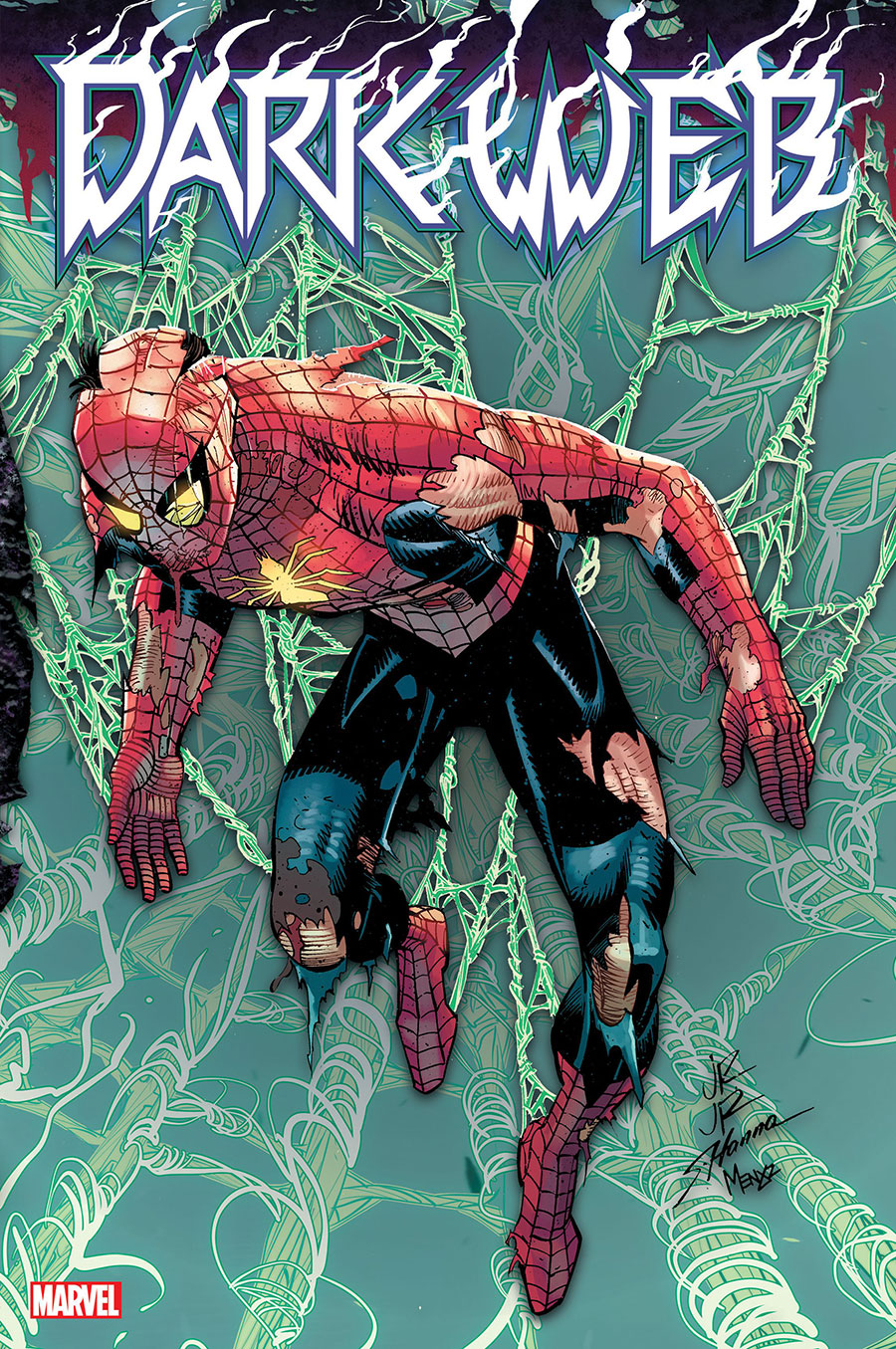 Dark Web Omnibus HC Book Market John Romita Jr Cover