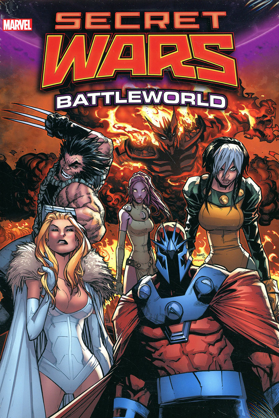 Secret Wars Battleworld Omnibus Vol 1 HC Direct Market Humberto Ramos Variant Cover