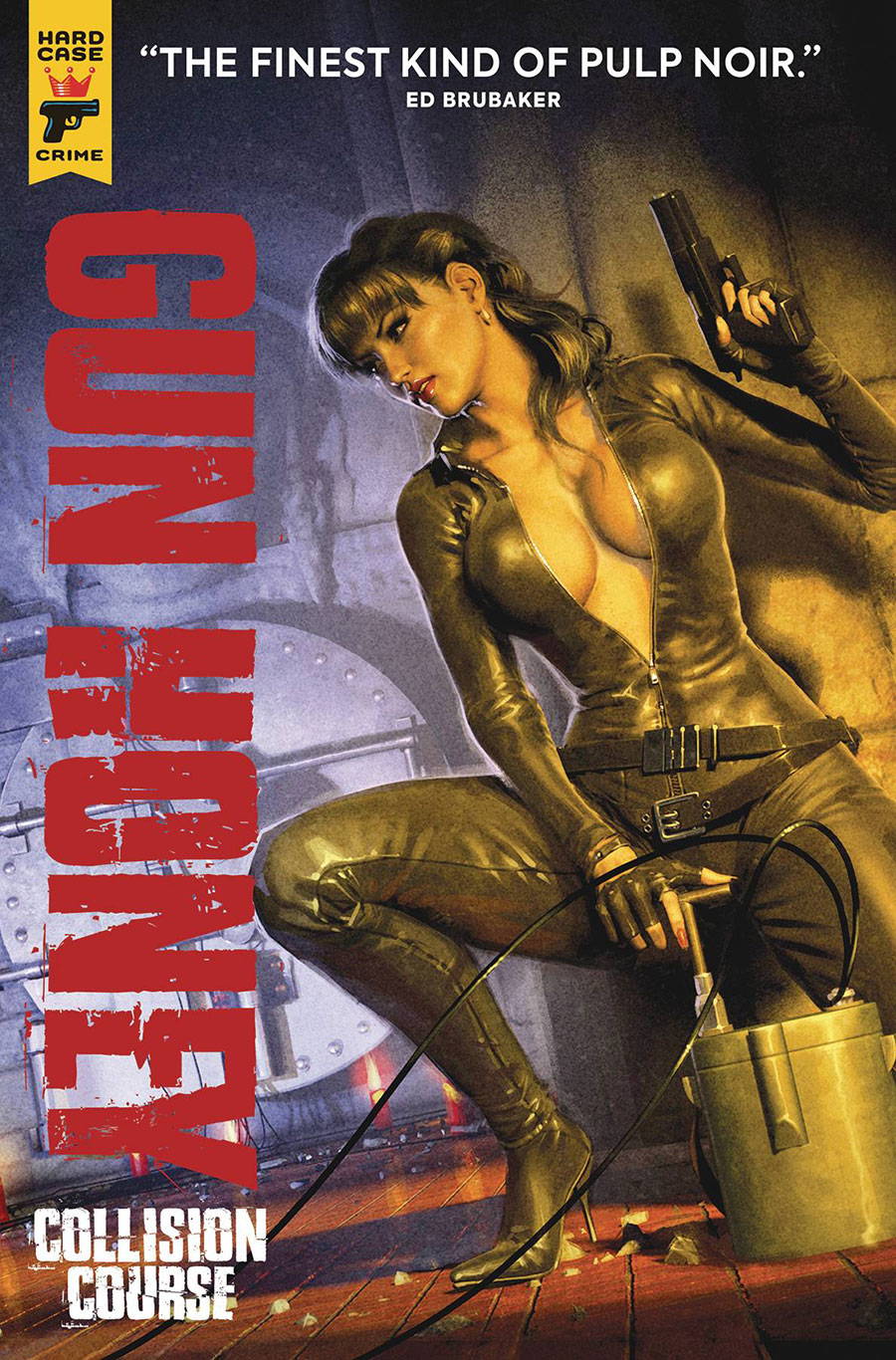 Hard Case Crime Gun Honey Collision Course TP Book Market Alex Roland Cover