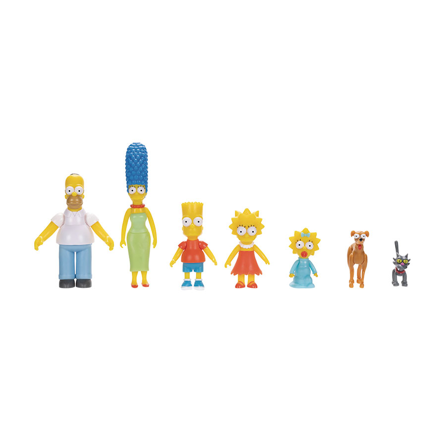 Simpsons Family 2.5-Inch Scale Multipack Figure