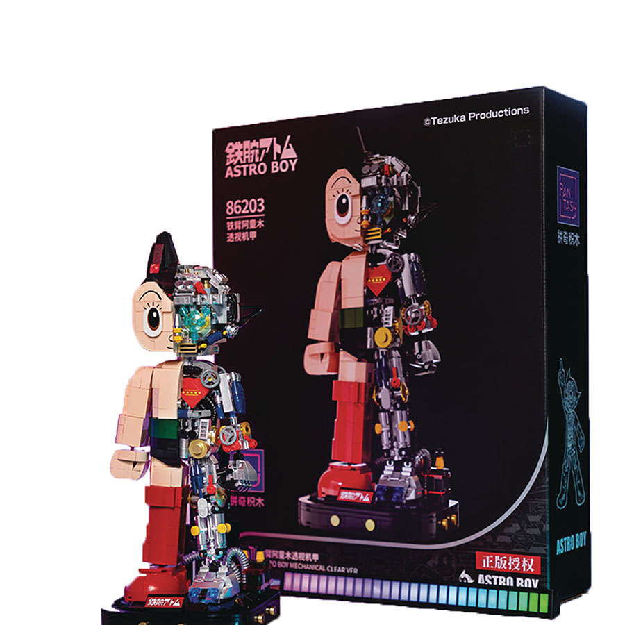Pantasy Astro Boy Mech (Clear Version) Previews Exclusive 1250-Piece Building Block Toy