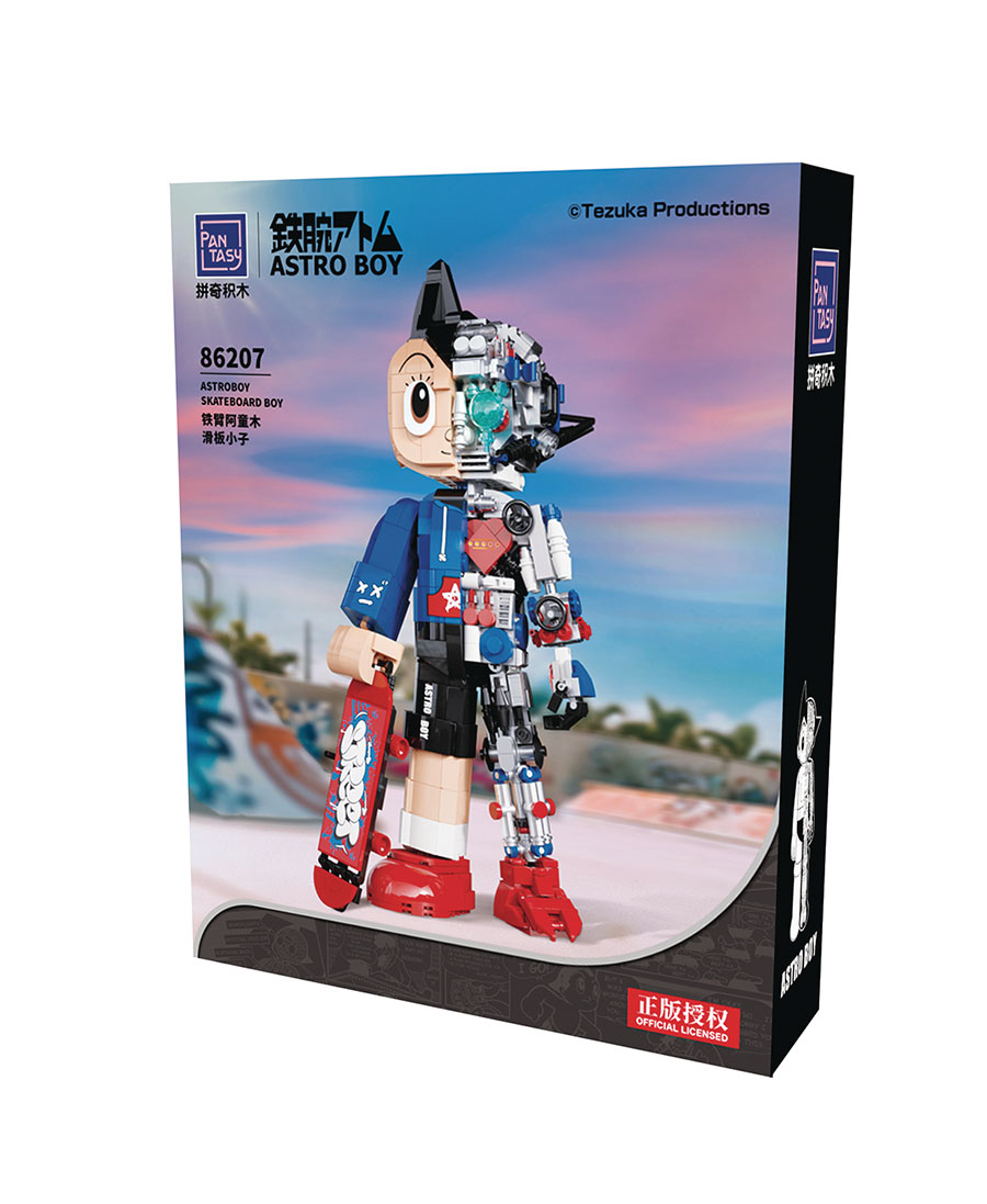 Pantasy Astro Boy Skateboard Boy Previews Exclusive 1117-Piece Building Block Toy