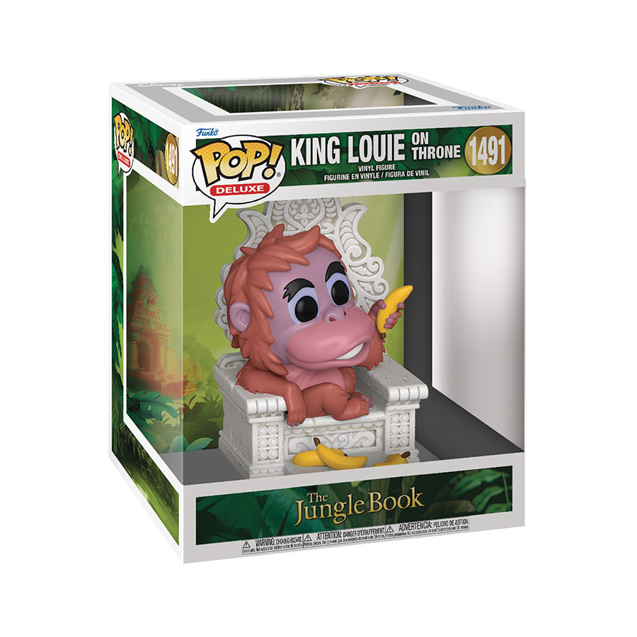POP Deluxe The Jungle Book Series 2 King Louie On Throne Vinyl Figure
