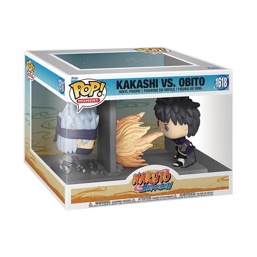 POP Moment Naruto Shippuden Kakashi vs Obito Vinyl Figure