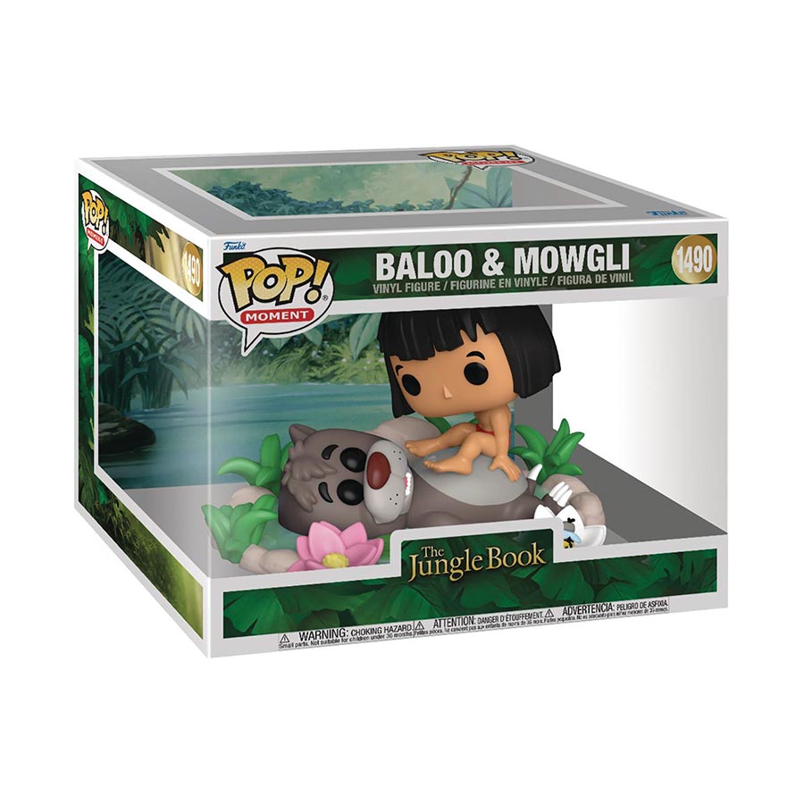 POP Moment The Jungle Book Baloo & Mowgli Vinyl Figure