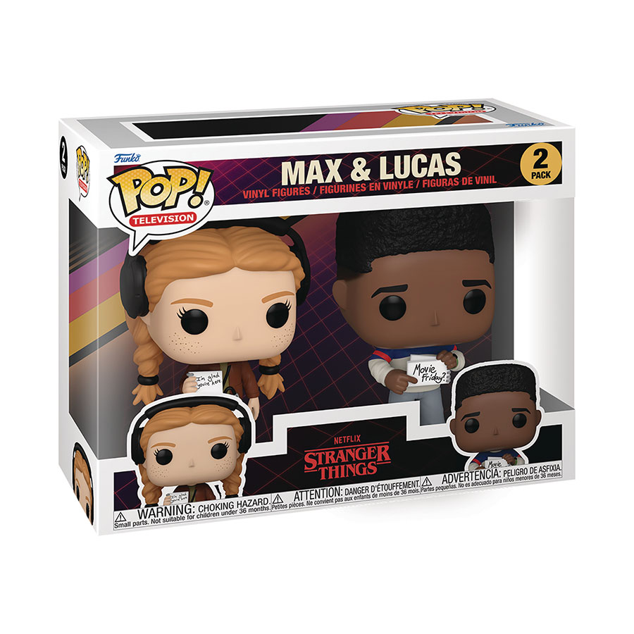POP Television Stranger Things Season 4 Max And Lucas 2-Pack Vinyl Figure