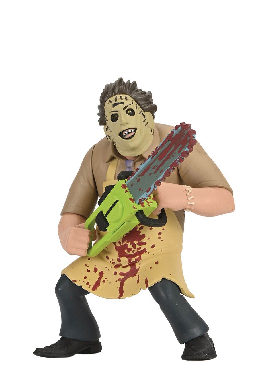 Texas Chainsaw Massacre Leatherface 50th Anniversary Toony Terror Figure - Bloody Leatherface