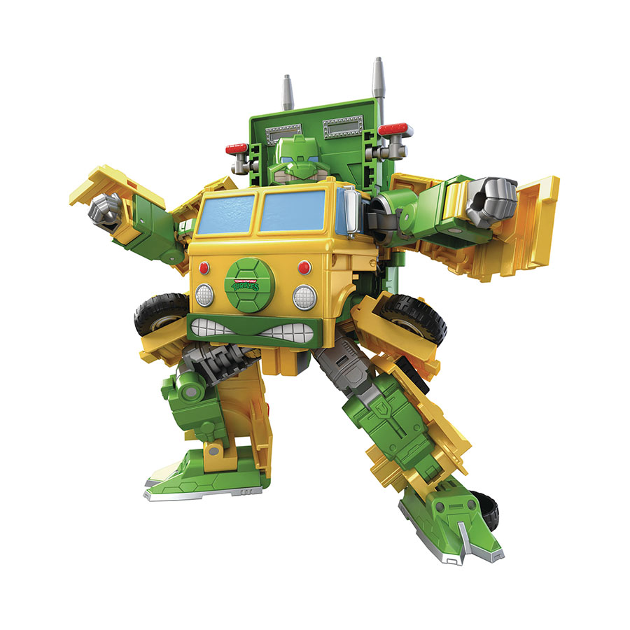 Transformers x Teenage Mutant Ninja Turtles Party Wallop 7-Inch Action Figure