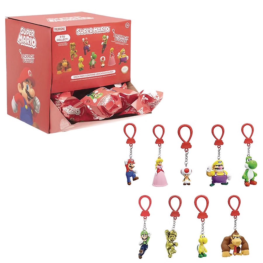Nintendo Super Mario Figure Hangers Series 1 Blind Mystery Box