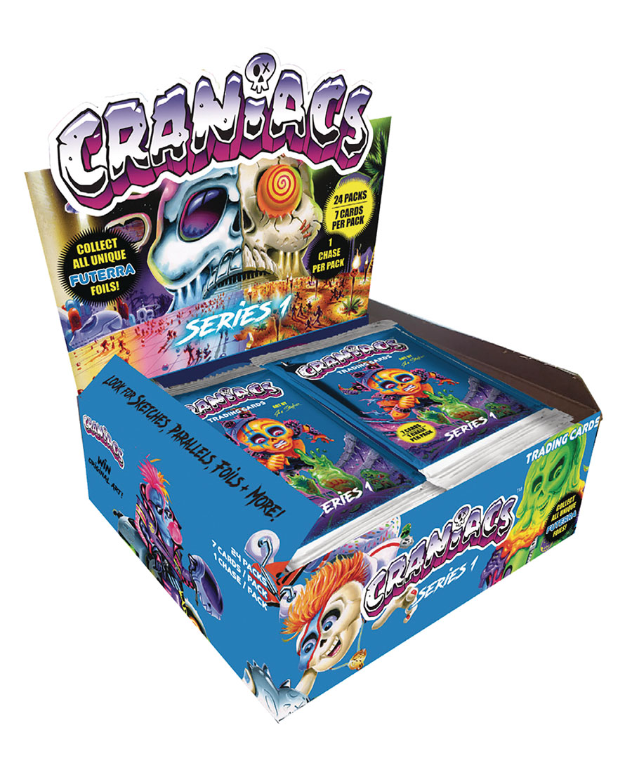 Craniacs Series 1 Trading Cards Hobby Box