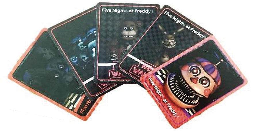 Five Nights At Freddys Holographic Trading Stickers Display (24-Piece)