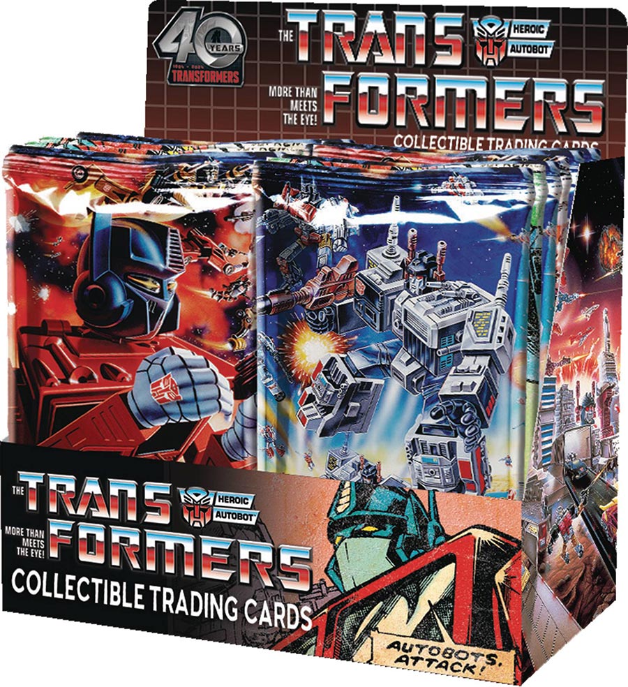 Transformers 40th Anniversary Collectible Trading Card Carton