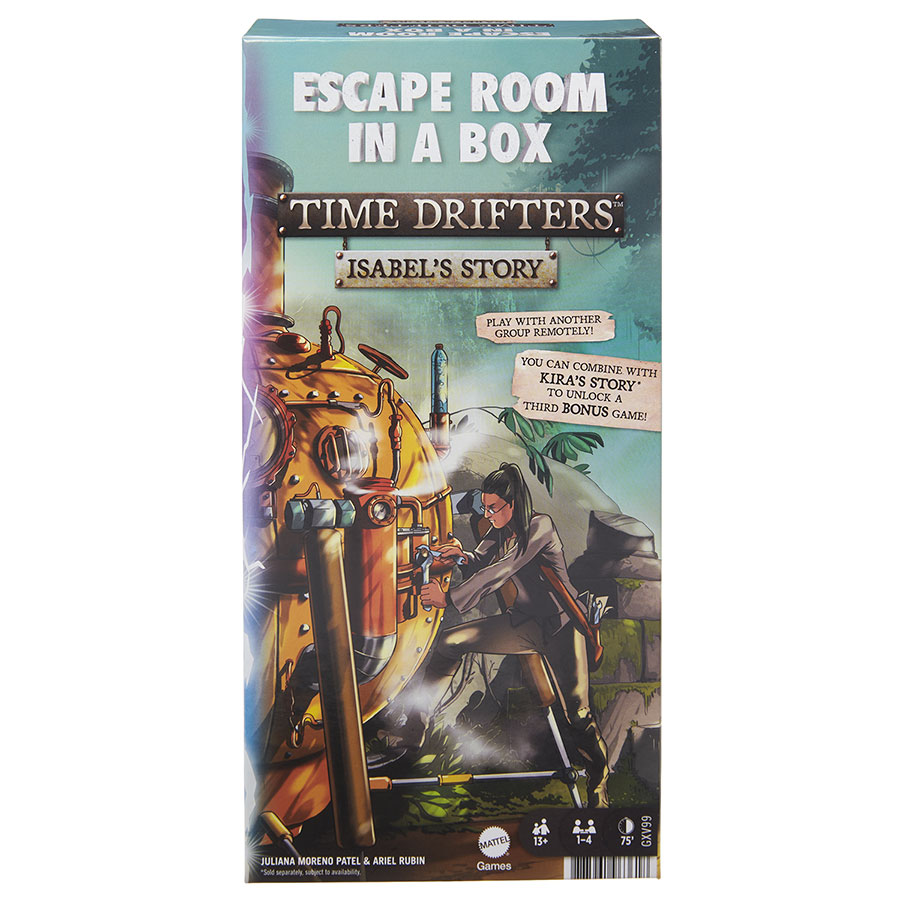 Escape Room In A Box Time Drifters Isabels Story Board Game