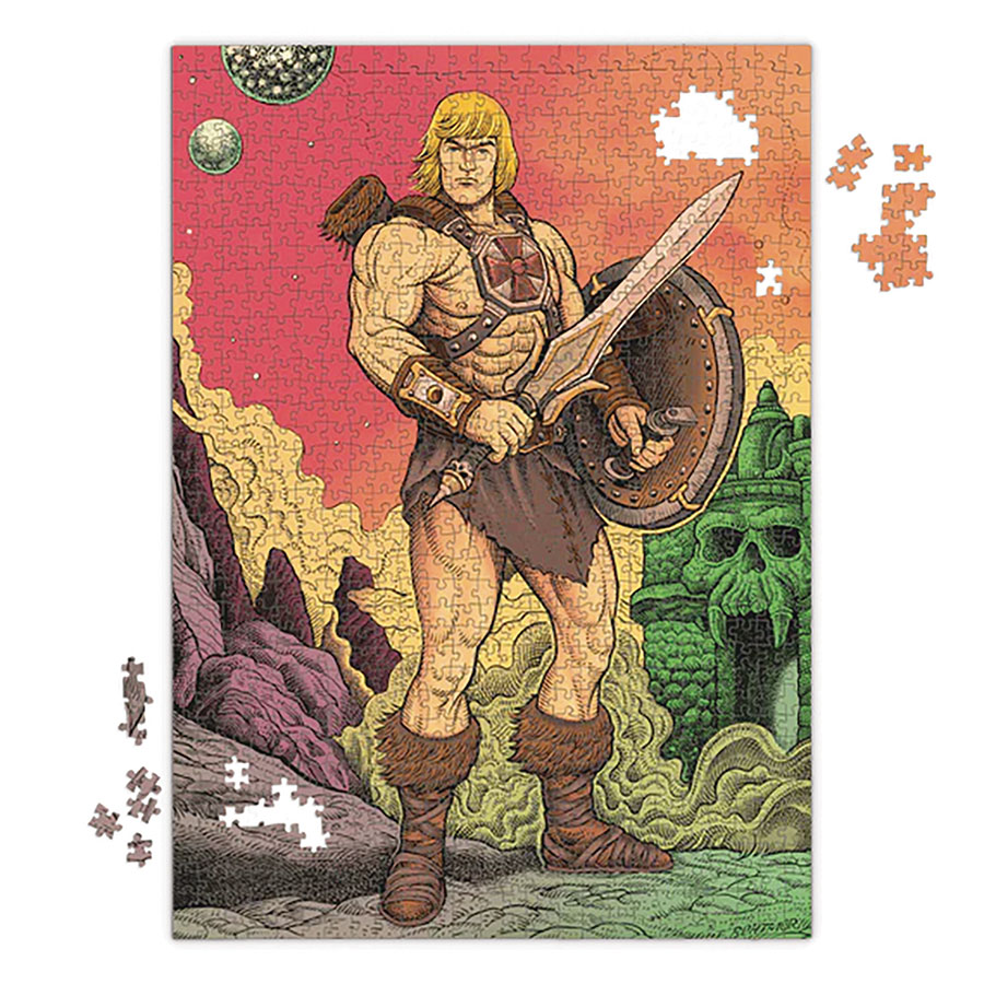 Masters Of The Universe He-Man By Florian Bertmer 20x28-Inch 1000-Piece Puzzle