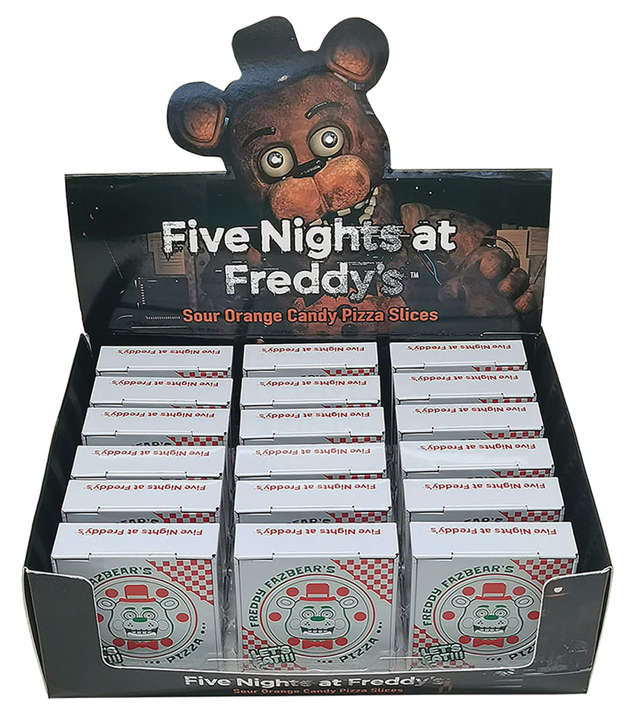 Five Nights At Freddys Pizza Box Candy 18-Piece Display