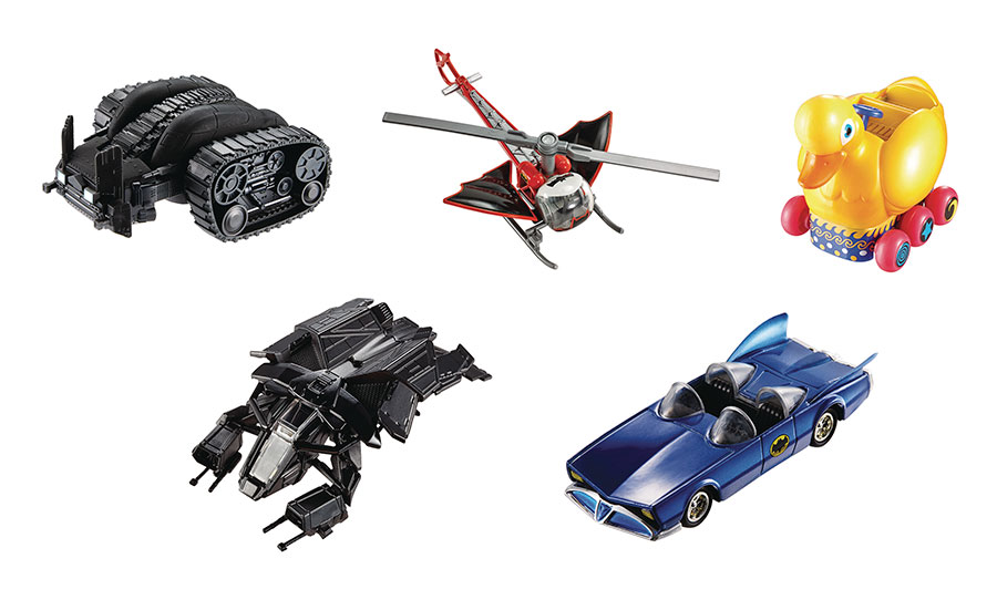Hot Wheels Premium Batman Wave S 1/64 Scale Die-Cast Vehicle Assortment Case