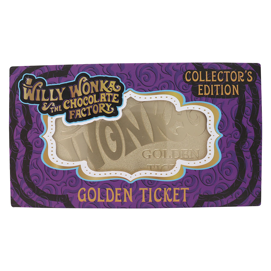 Willy Wonka Collectors Edition Golden Ticket Replica
