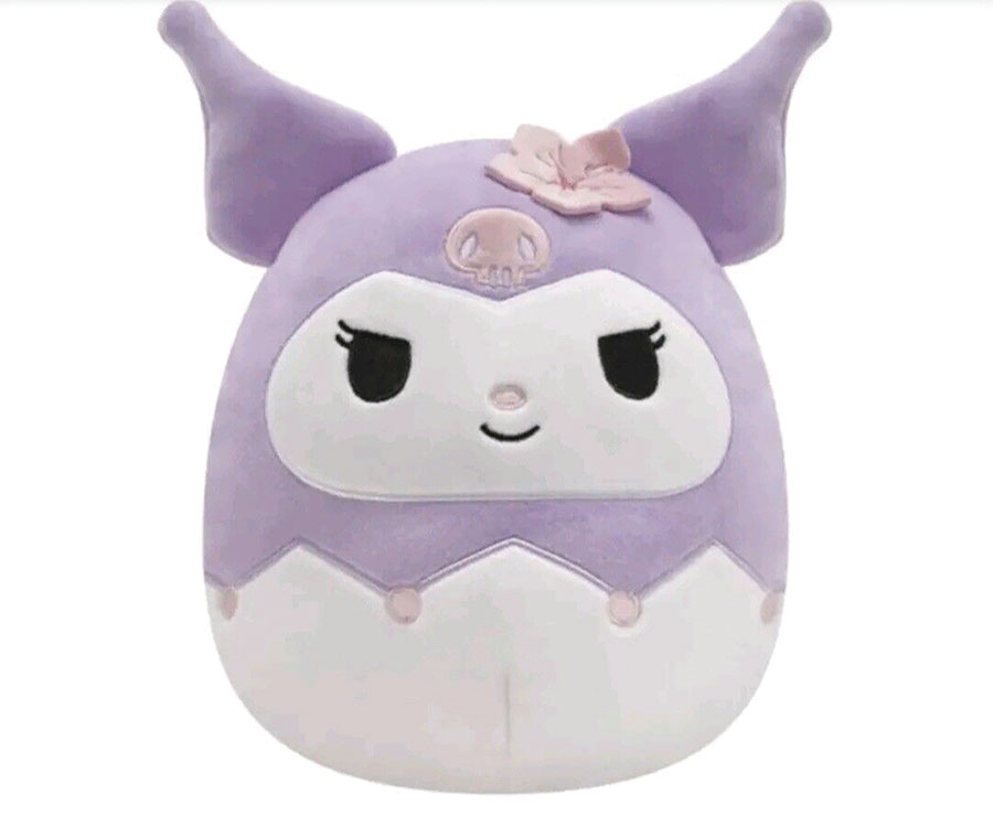 Sanrio Squishmallow Kuromi 8-Inch Plush - Purple
