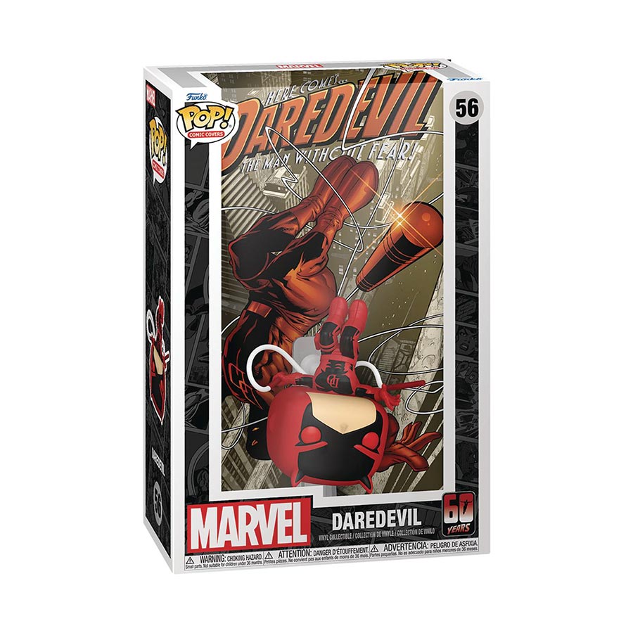 POP Comic Cover Daredevil 60th Anniversary Daredevil #1 Vinyl Bobble Head