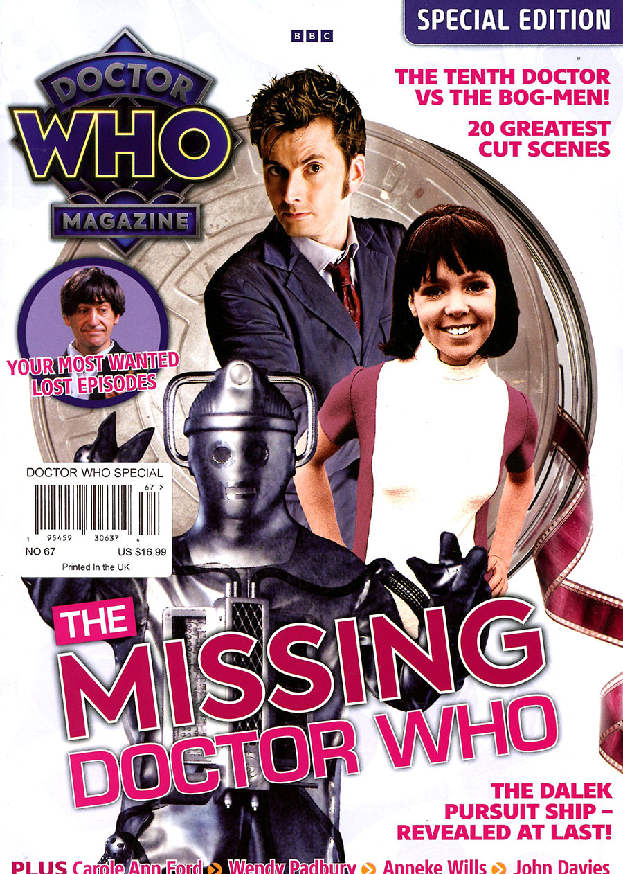 Doctor Who Magazine Special #67 The Missing Doctor Who