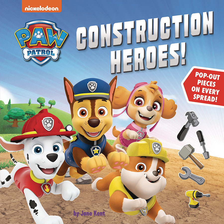 Paw Patrol Construction Heroes Puzzle Book HC