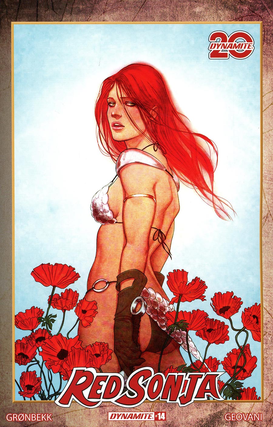 Red Sonja Vol 10 #14 Cover F Incentive Jenny Frison Modern Icon Variant Cover
