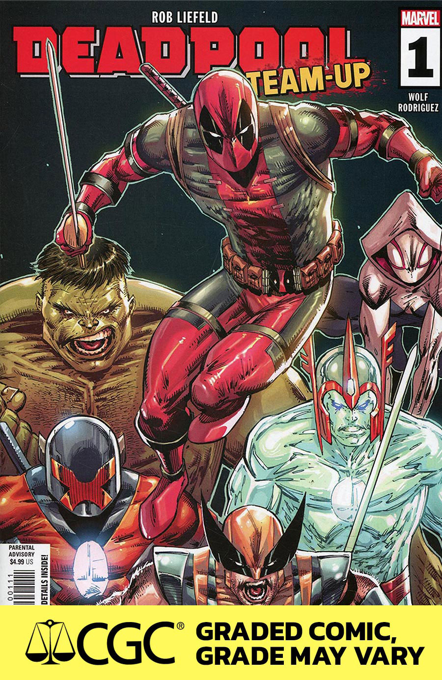 Deadpool Team-Up Vol 2 #1 Cover I DF CGC Graded 9.6 Or Higher