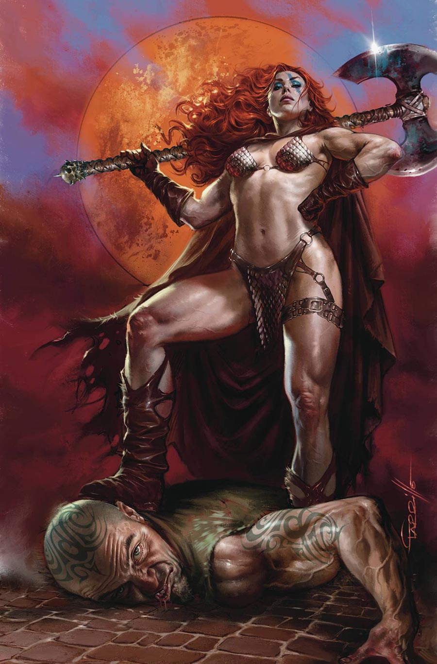 Red Sonja Vol 10 #14 Cover L Limited Edition Lucio Parrillo Virgin Cover