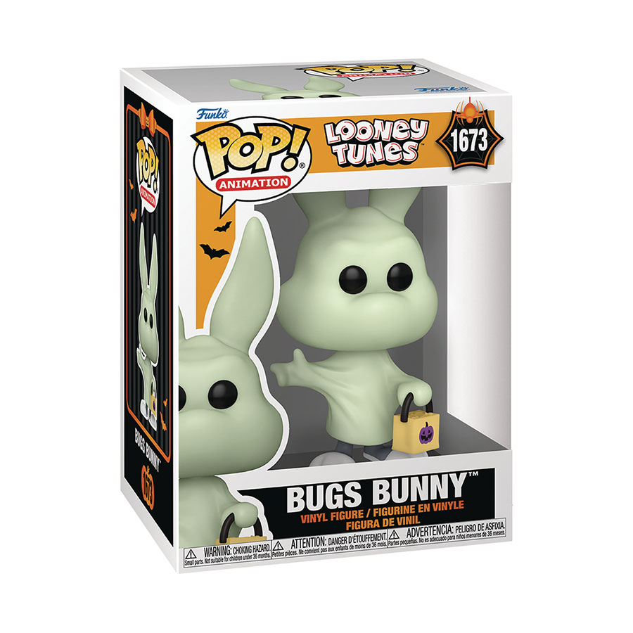 POP Animation Looney Tunes Halloween Bugs Bunny Ghost Vinyl Figure