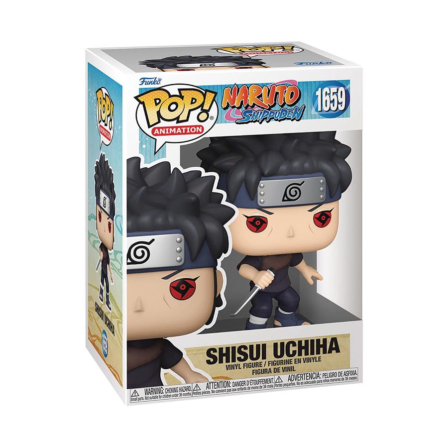 POP Animation Naruto Shippuden Shisui Uchiha With Kunai Vinyl Figure
