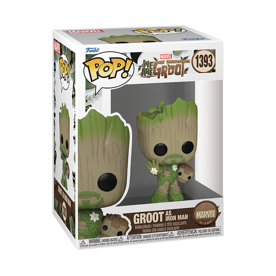 POP Marvel We Are Groot Iron Man Vinyl Figure