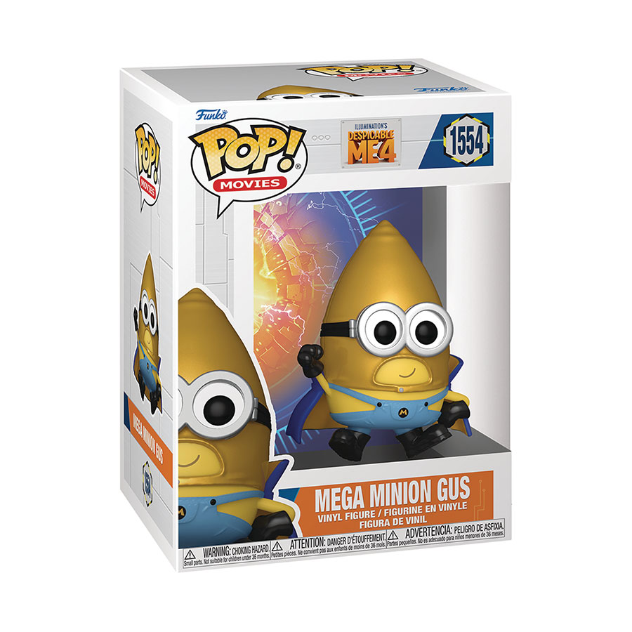 POP Movies Despicable Me 4 Mega Minion Gus Vinyl Figure