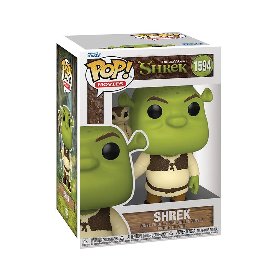 POP Movies Shrek Dreamworks 30th Anniversary Shrek With Snake Vinyl Figure