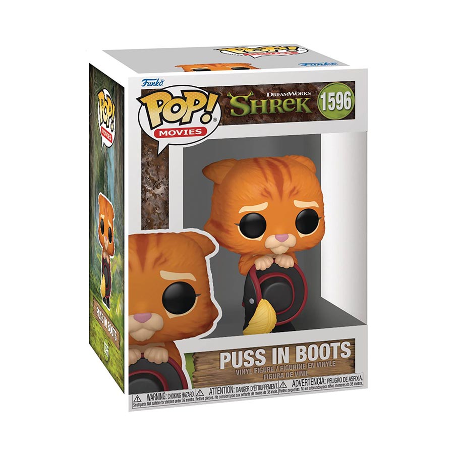 POP Movies Shrek Dreamworks 30th Anniversary Puss In Boots Vinyl Figure