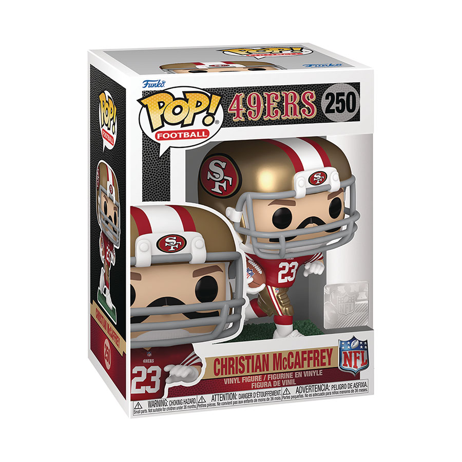 POP NFL 49ers Christian McCaffrey Vinyl Figure