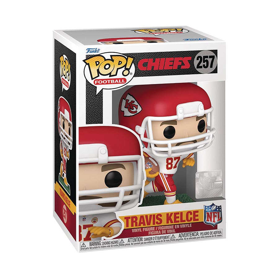 POP NFL Chiefs Travis Kelce (Away Uniform) Vinyl Figure